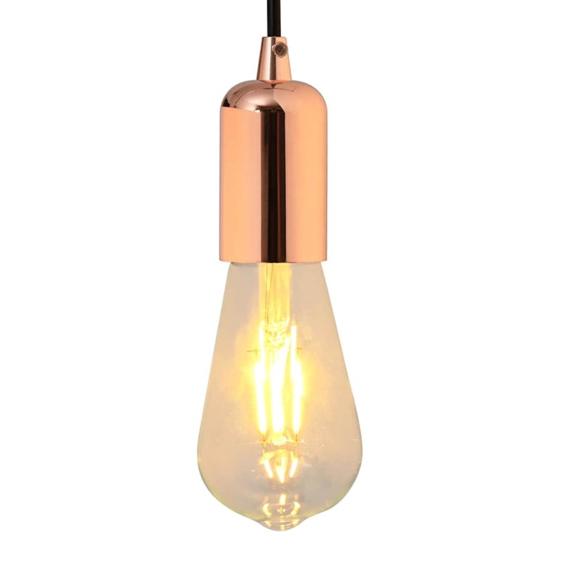 vidaXL Λαμπτήρες 2 τεμάχια Rose Gold E27
