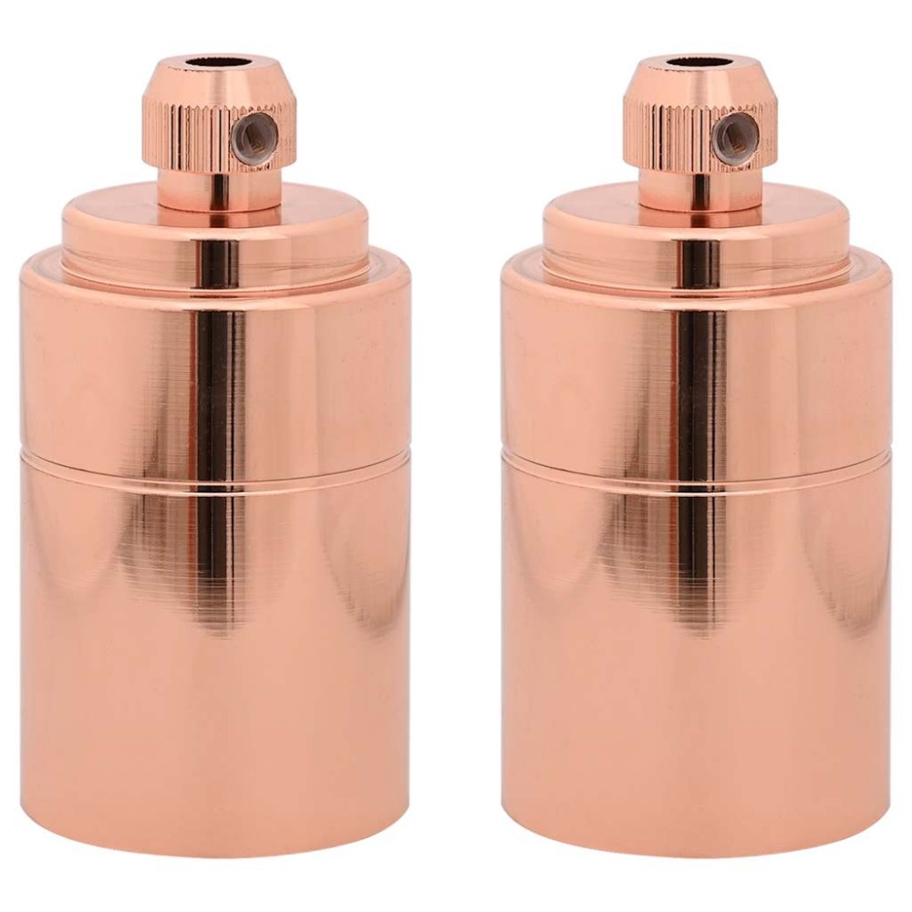vidaXL Λαμπτήρες 2 τεμάχια Rose Gold E27