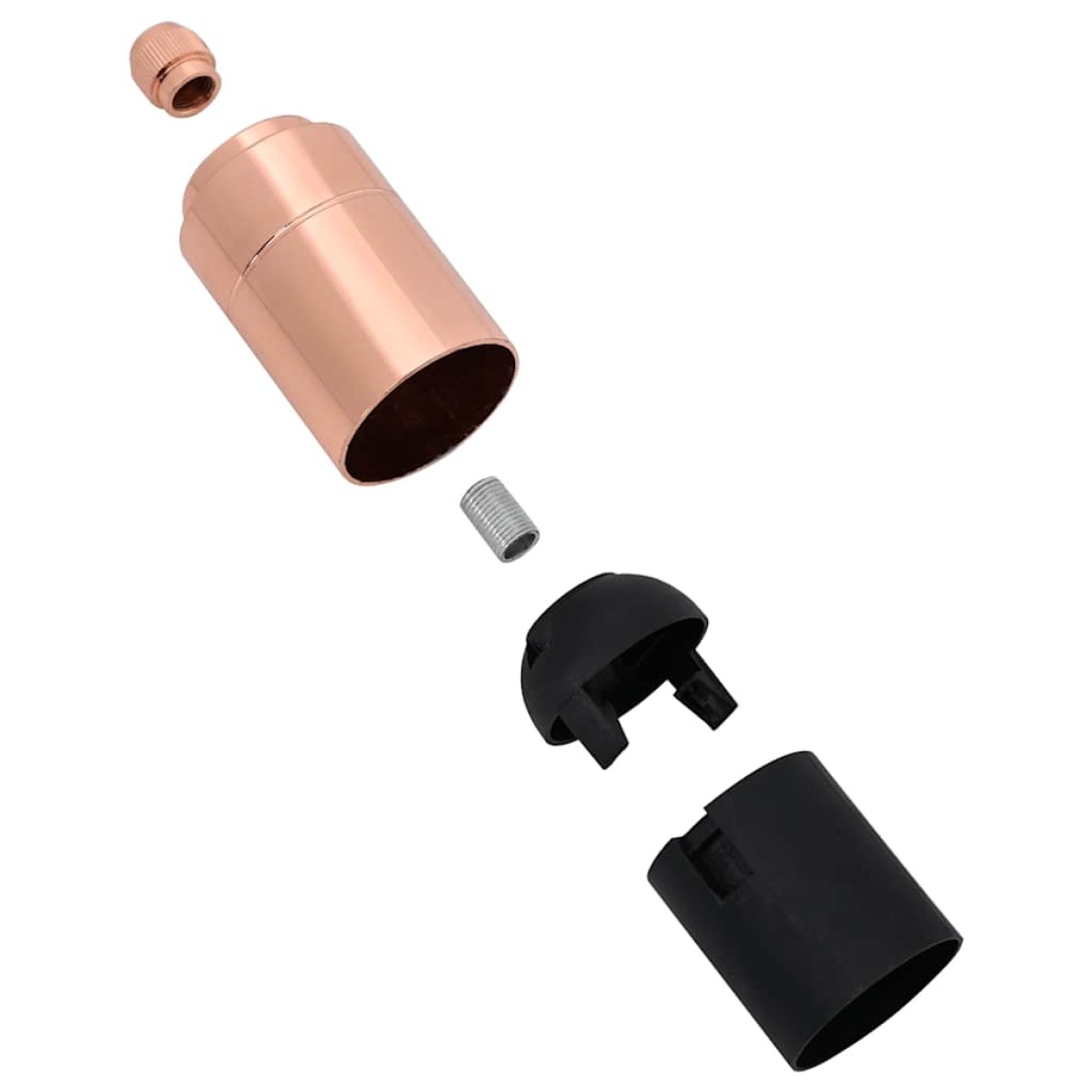 vidaXL Λαμπτήρες 2 τεμάχια Rose Gold E27