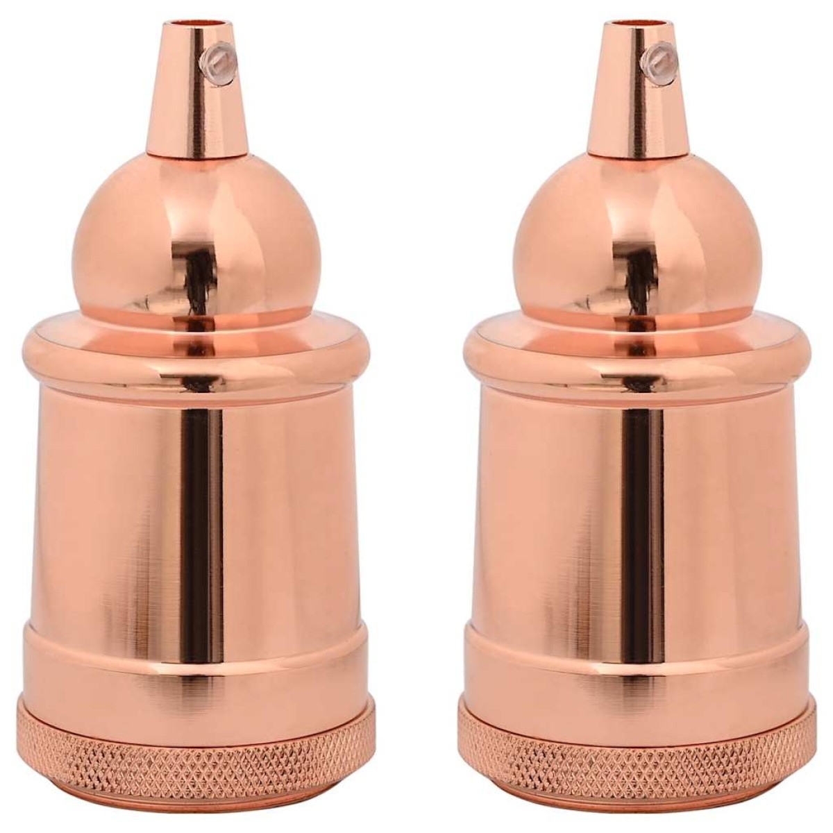 vidaXL Λαμπτήρες 2 τεμάχια Rose Gold E27