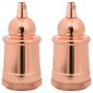 vidaXL Λαμπτήρες 2 τεμάχια Rose Gold E27