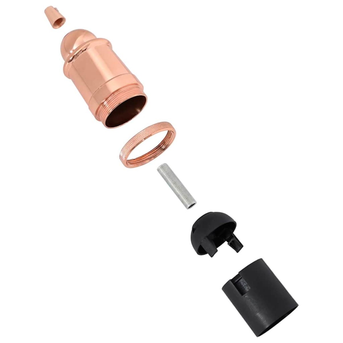 vidaXL Λαμπτήρες 2 τεμάχια Rose Gold E27