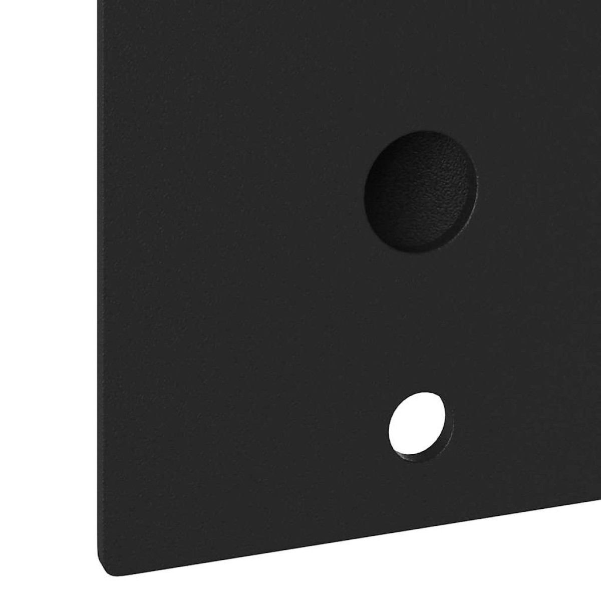 vidaXL Στήριγμα Σημαίας Μαύρο 10,5 x 7,5 x 0,25 εκ. Ατσάλι