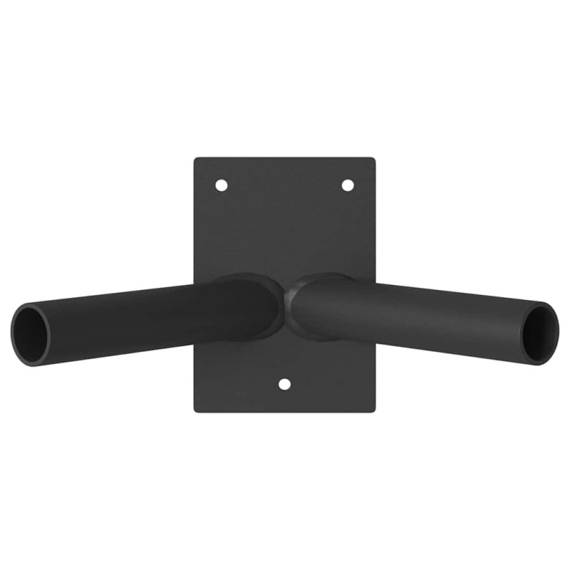 vidaXL Στήριγμα Σημαίας Μαύρο 11,5 x 7,5 x 0,2 εκ. Ατσάλι