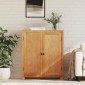 vidaXL Ντουλαπιού με αποθήκευση Καφέ 80 x 35 x 95 εκ Στερεό Ξύλο Δρυός