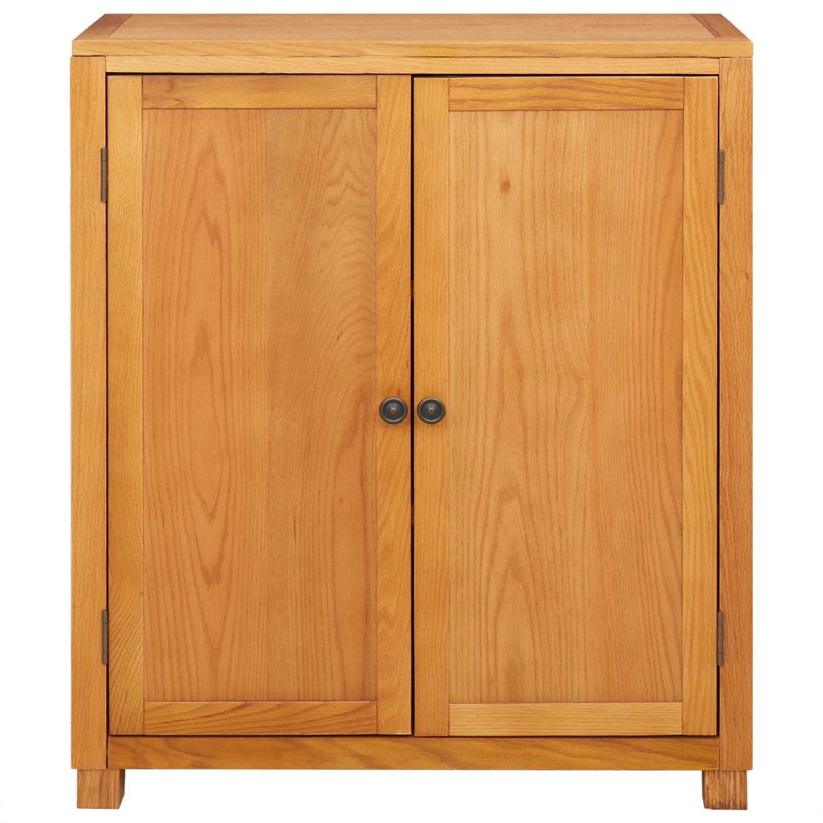 vidaXL Ντουλαπιού με αποθήκευση Καφέ 80 x 35 x 95 εκ Στερεό Ξύλο Δρυός