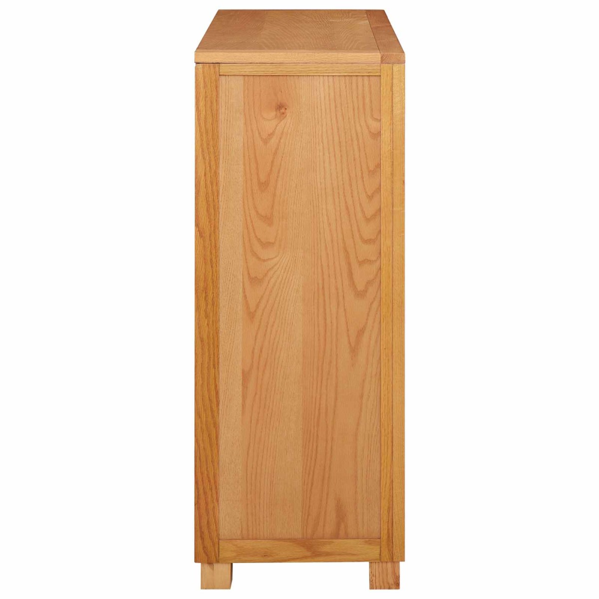 vidaXL Ντουλαπιού με αποθήκευση Καφέ 80 x 35 x 95 εκ Στερεό Ξύλο Δρυός