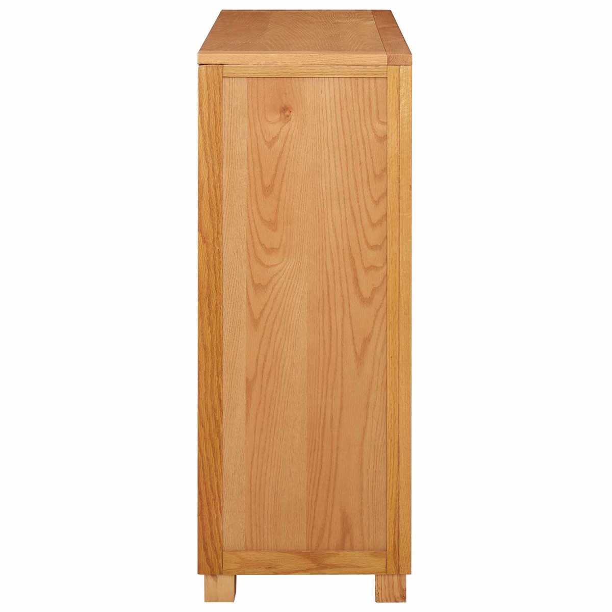 vidaXL Ντουλαπιού με ράφι Καφέ 80 x 35 x 95 εκ Στερεό Ξύλο Δρυός