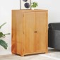 vidaXL Ντουλάπι με αποθήκευση Καφέ 80 x 50 x 115 εκ Στερεό Ξύλο Δρυός