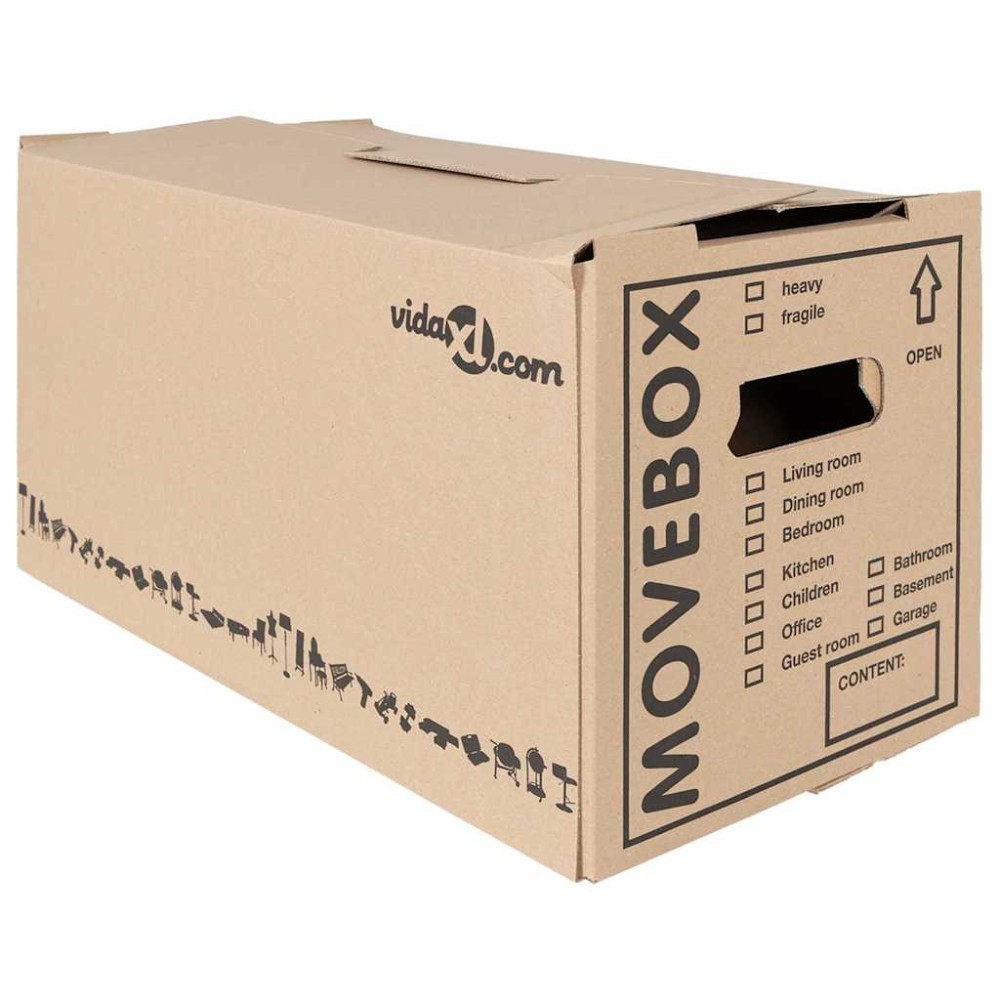 vidaXL Κουτί Μετακόμισης 20 τμχ. Φυσικό 59 x 31,5 x 31,5 εκ Χαρτόνι
