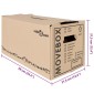 vidaXL Κουτί Μετακόμισης 20 τμχ. Φυσικό 59 x 31,5 x 31,5 εκ Χαρτόνι