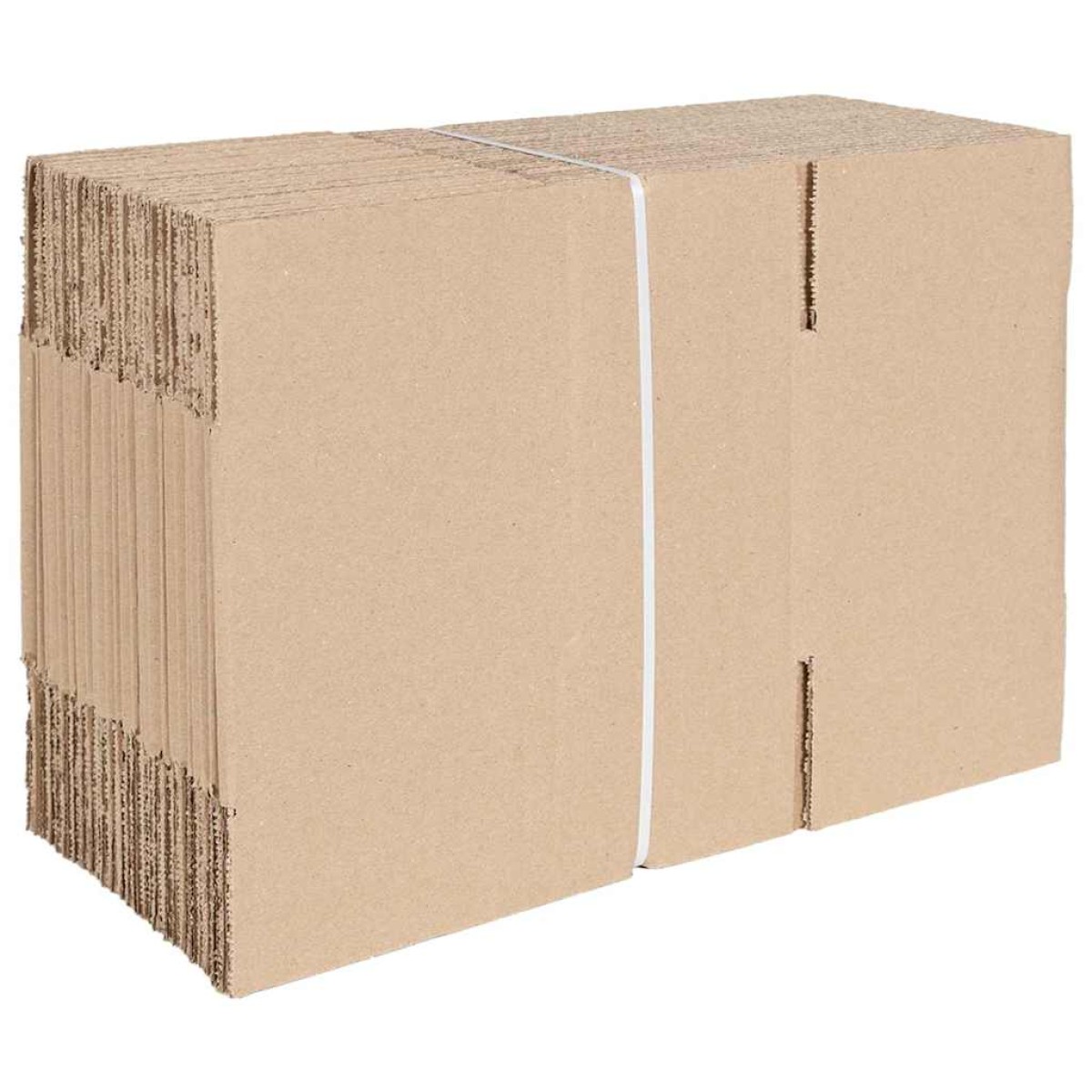 vidaXL Πτυσσόμενο Κουτί 50 τμχ. Φυσικό 24 x 13 x 13 εκ. Χαρτόνι