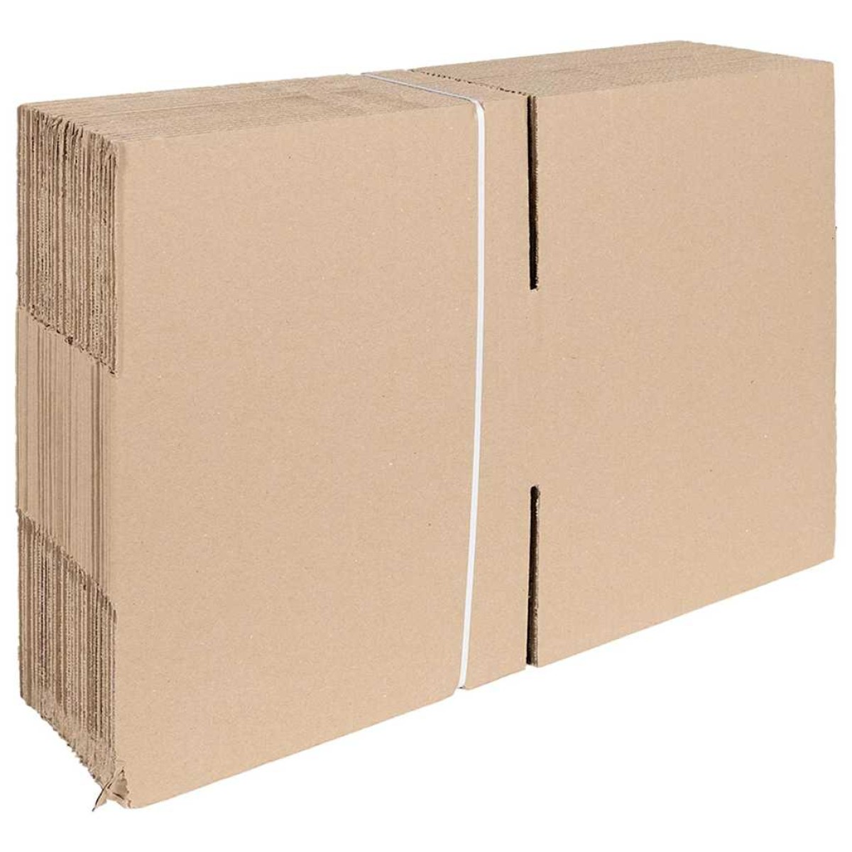 vidaXL Πτυσσόμενο Κουτί 50 τμχ. Φυσικό 30 x 30 x 15 cm Χαρτόνι
