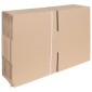 vidaXL Πτυσσόμενο Κουτί 50 τμχ. Φυσικό 30 x 30 x 15 cm Χαρτόνι