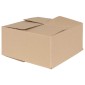vidaXL Πτυσσόμενο Κουτί 50 τμχ. Φυσικό 30 x 30 x 15 cm Χαρτόνι