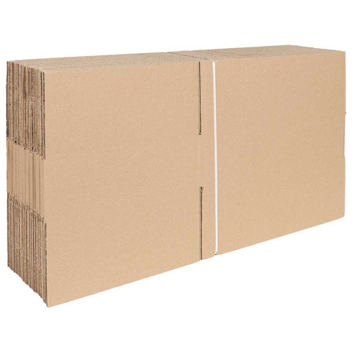 vidaXL Πτυσσόμενο Κουτί 50 τμχ. Φυσικό 40 x 30 x 10 εκ. Χαρτόνι