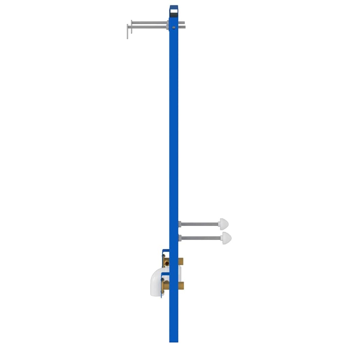 vidaXL Στήριξη Τοίχου Για Σύστημα Bidet Μπλε 50 x 3 x 112 εκ