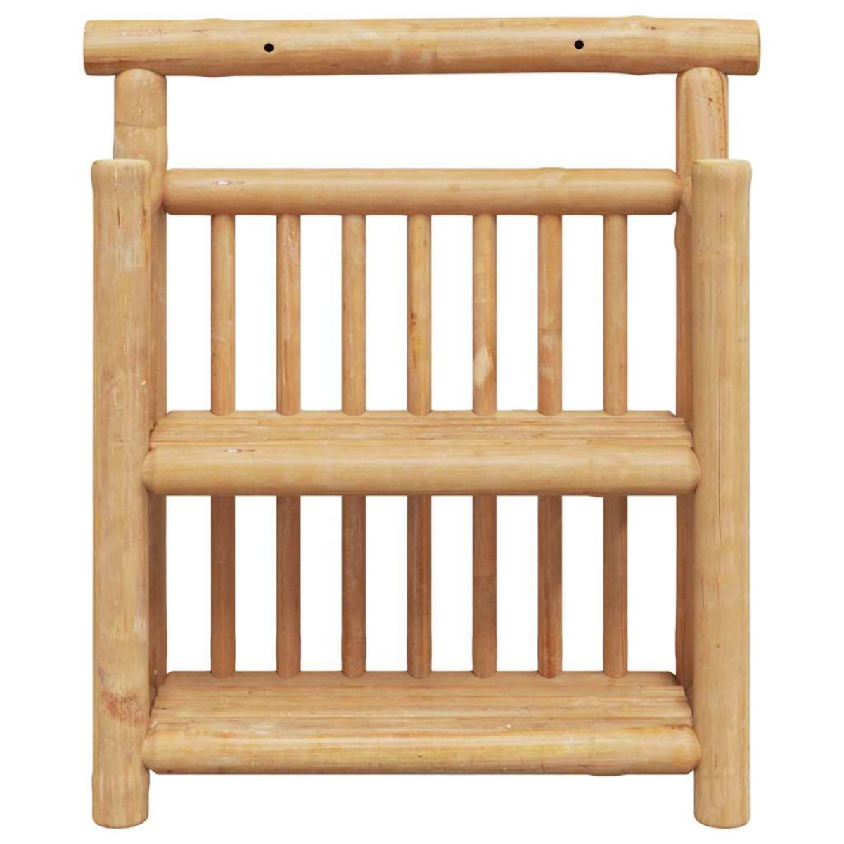 vidaXL Ράφι Τοίχου Επιτοίχιο Φυσικό 40 x 13 x 44 εκ. Μπαμπού