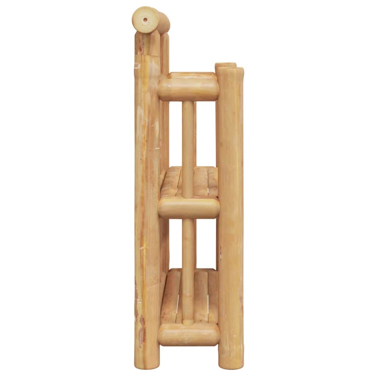 vidaXL Ράφι Τοίχου Επιτοίχιο Φυσικό 40 x 13 x 44 εκ. Μπαμπού