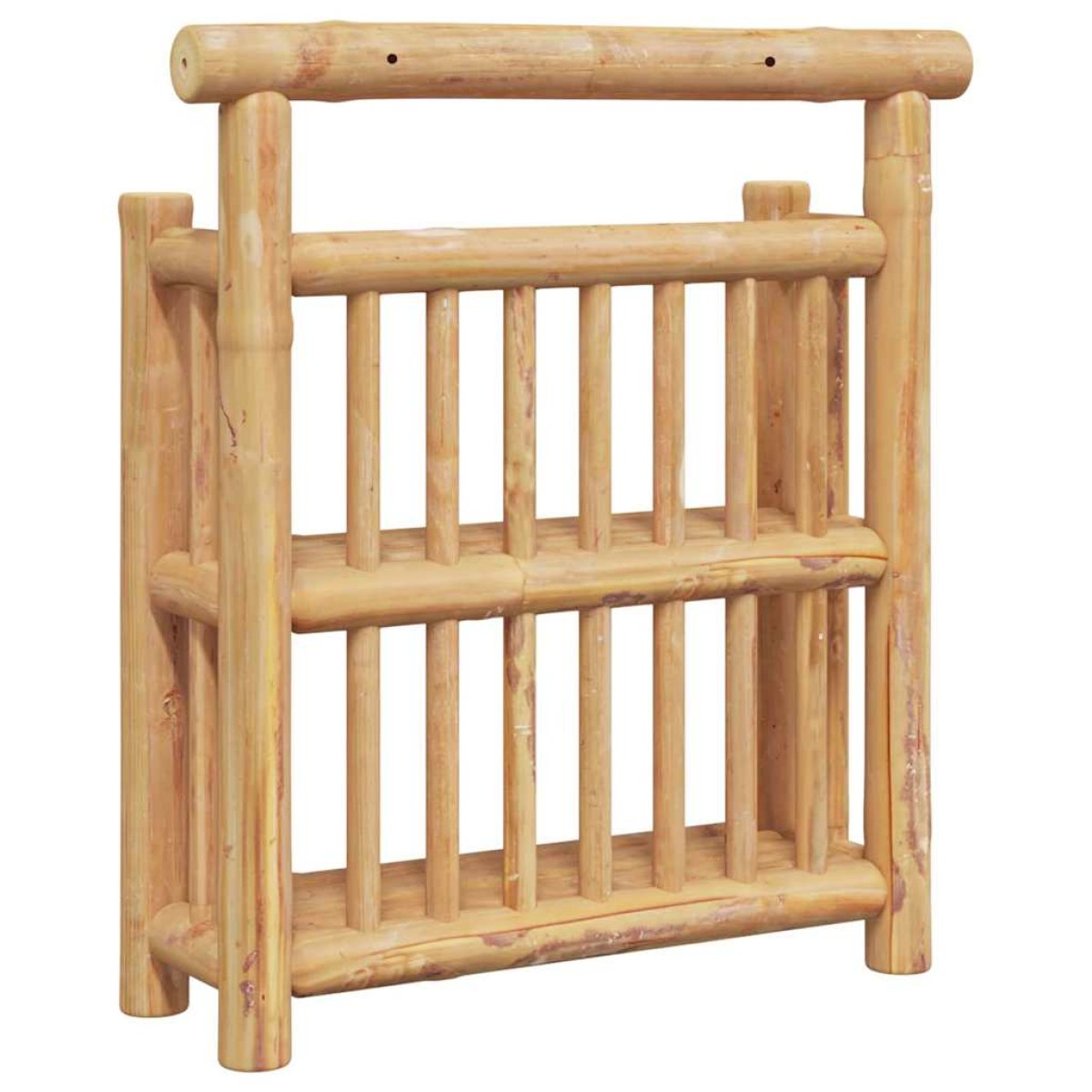 vidaXL Ράφι Τοίχου Επιτοίχιο Φυσικό 40 x 13 x 44 εκ. Μπαμπού