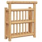 vidaXL Ράφι Τοίχου Επιτοίχιο Φυσικό 40 x 13 x 44 εκ. Μπαμπού