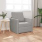 vidaXL Κρεβάτι καναπές Ανοιχτό γκρι 74 x 77 x 81 εκ. Βελούδο