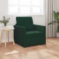 vidaXL Κρεβάτι καναπές Σκούρο Πράσινο 74 x 77 x 81 εκ. Βελούδο
