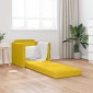 vidaXL Κρεβάτι καναπές Σκούρο κίτρινο 74 x 77 x 81 εκ. Βελούδο