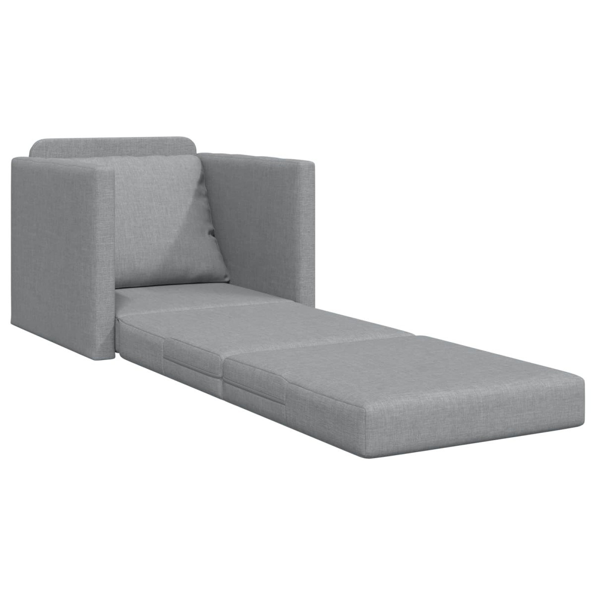 vidaXL Κρεβάτι καναπές 60cm Ανοιχτό γκρι ύφασμα