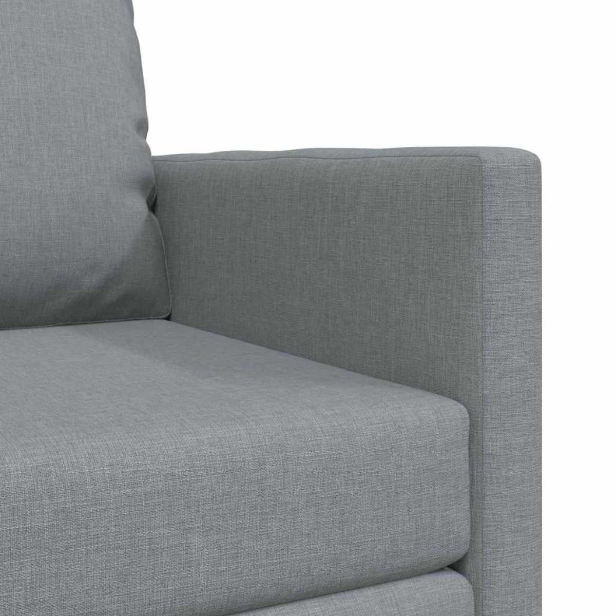 vidaXL Κρεβάτι καναπές 60cm Ανοιχτό γκρι ύφασμα