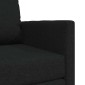vidaXL Κρεβάτι καναπές Μαύρο 74 x 77 x 81 εκ. ύφασμα