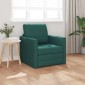 vidaXL Κρεβάτι καναπές Σκούρο Πράσινο 74 x 77 x 81 εκ. ύφασμα