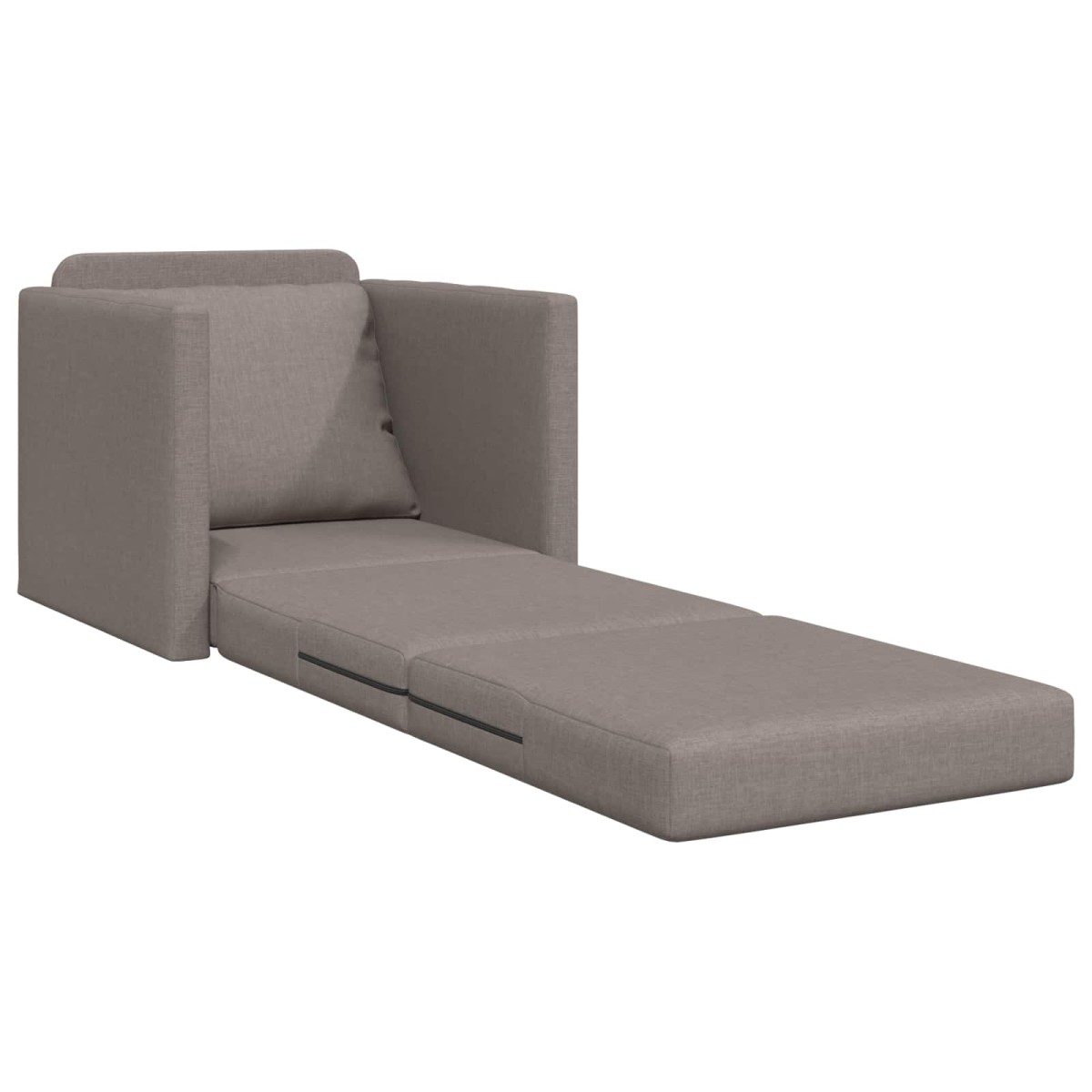 vidaXL Κρεβάτι καναπές Taupe 74 x 77 x 81 εκ. ύφασμα
