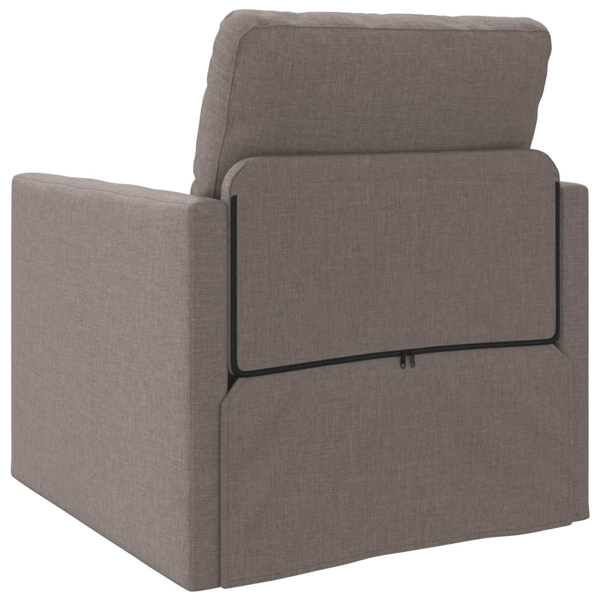 vidaXL Κρεβάτι καναπές Taupe 74 x 77 x 81 εκ. ύφασμα