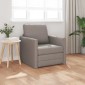 vidaXL Κρεβάτι καναπές Taupe 74 x 77 x 81 εκ. ύφασμα