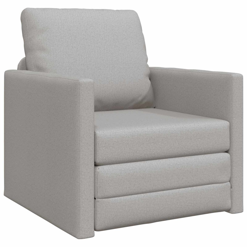 vidaXL Κρεβάτι καναπές Σκίουρος Γκρί 74 x 77 x 81 εκ. ύφασμα