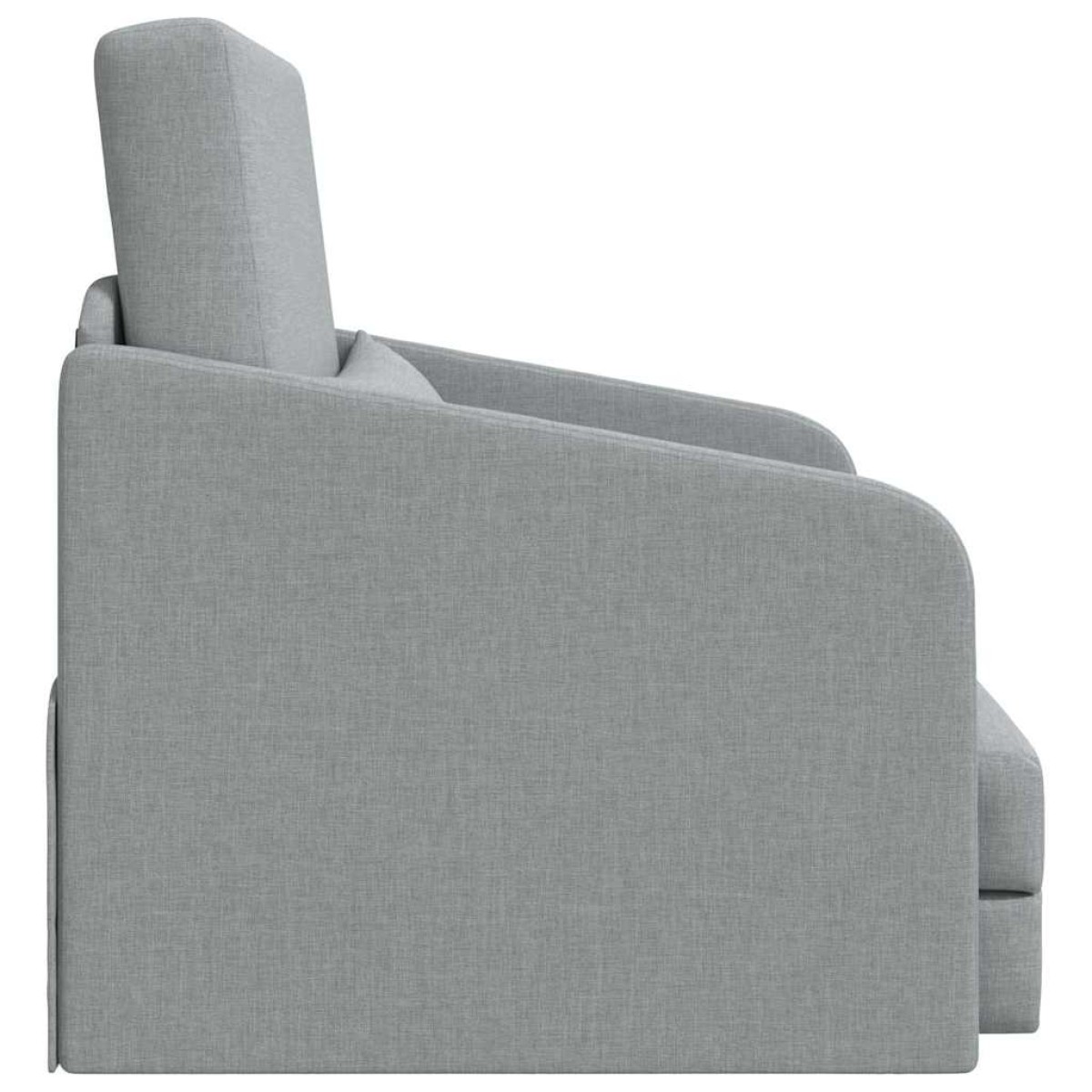 vidaXL Κρεβάτι καναπές Ανοιχτό γκρι 65 x 80 x 83 εκ. ύφασμα