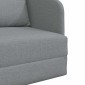 vidaXL Κρεβάτι καναπές Ανοιχτό γκρι 65 x 80 x 83 εκ. ύφασμα