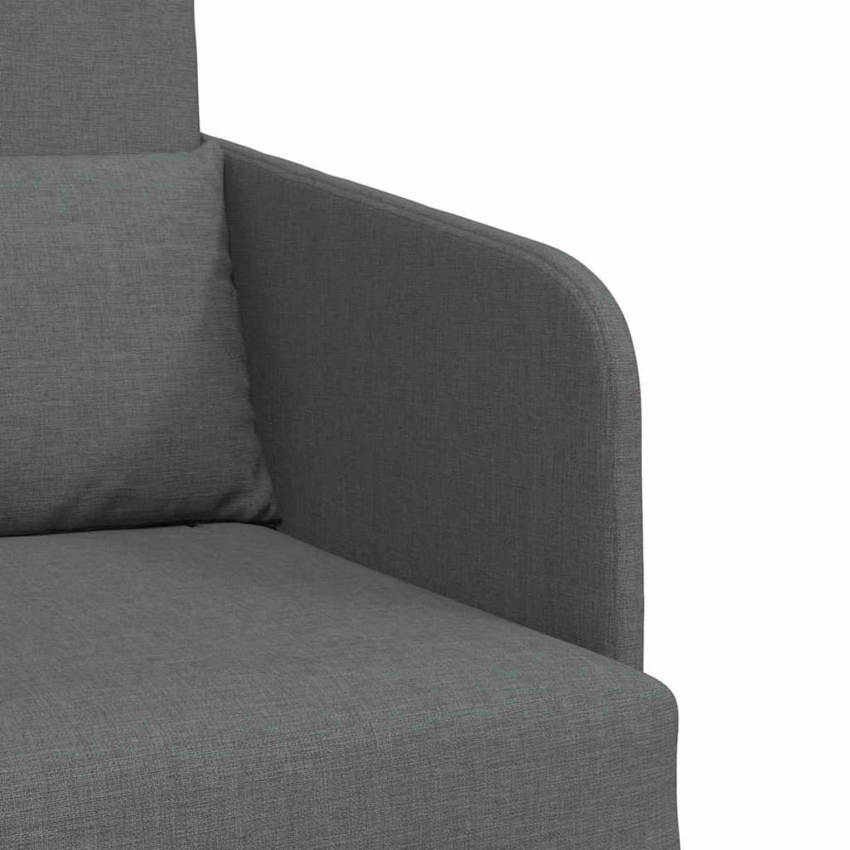 vidaXL Κρεβάτι καναπές Σκούρο Γκρι 65 x 80 x 83 εκ. ύφασμα