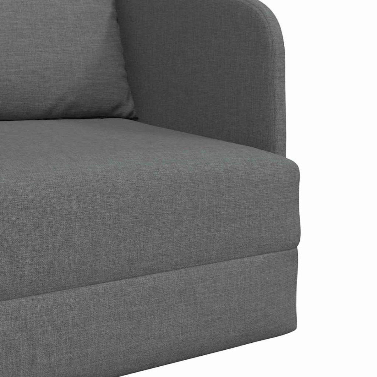 vidaXL Κρεβάτι καναπές Σκούρο Γκρι 65 x 80 x 83 εκ. ύφασμα