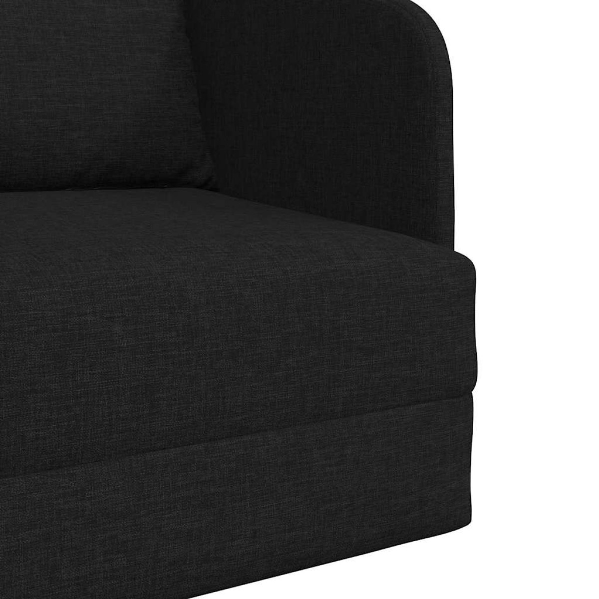 vidaXL Κρεβάτι καναπές Μαύρο 65 x 80 x 83 εκ. ύφασμα