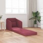 vidaXL Κρεβάτι καναπές Κόκκινο 65 x 80 x 83 εκ. ύφασμα
