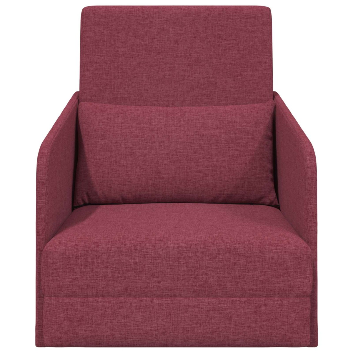 vidaXL Κρεβάτι καναπές Κόκκινο 65 x 80 x 83 εκ. ύφασμα
