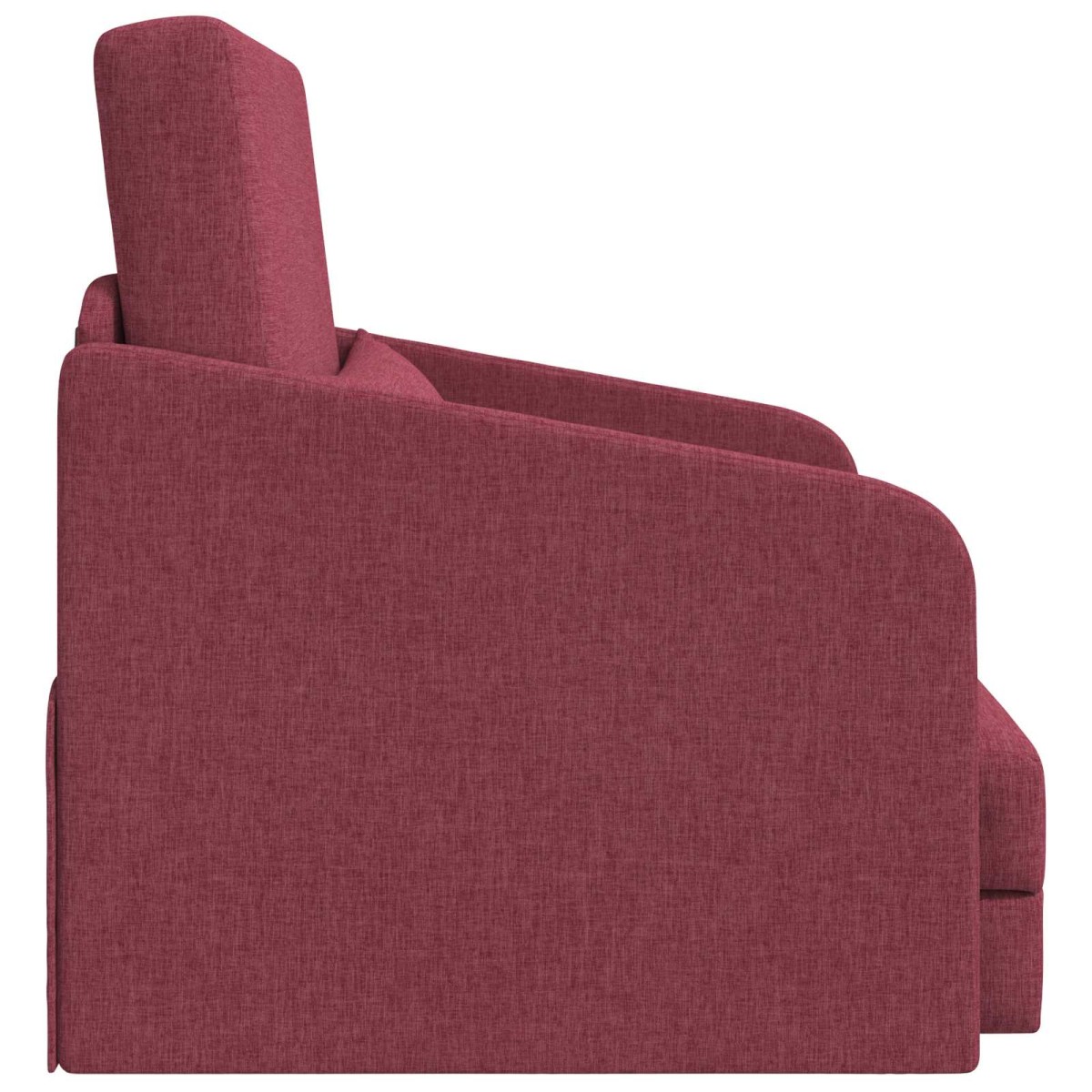 vidaXL Κρεβάτι καναπές Κόκκινο 65 x 80 x 83 εκ. ύφασμα