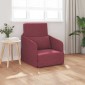 vidaXL Κρεβάτι καναπές Κόκκινο 65 x 80 x 83 εκ. ύφασμα