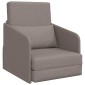 vidaXL Κρεβάτι καναπές Taupe 65 x 80 x 83 εκ. ύφασμα