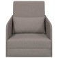 vidaXL Κρεβάτι καναπές Taupe 65 x 80 x 83 εκ. ύφασμα