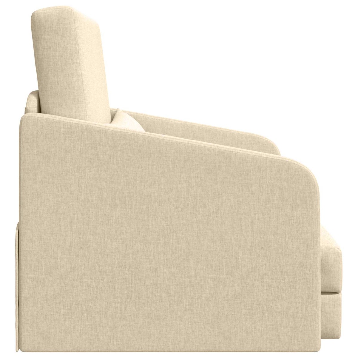 vidaXL Κρεβάτι καναπές Κρεμ 65 x 80 x 83 εκ. ύφασμα