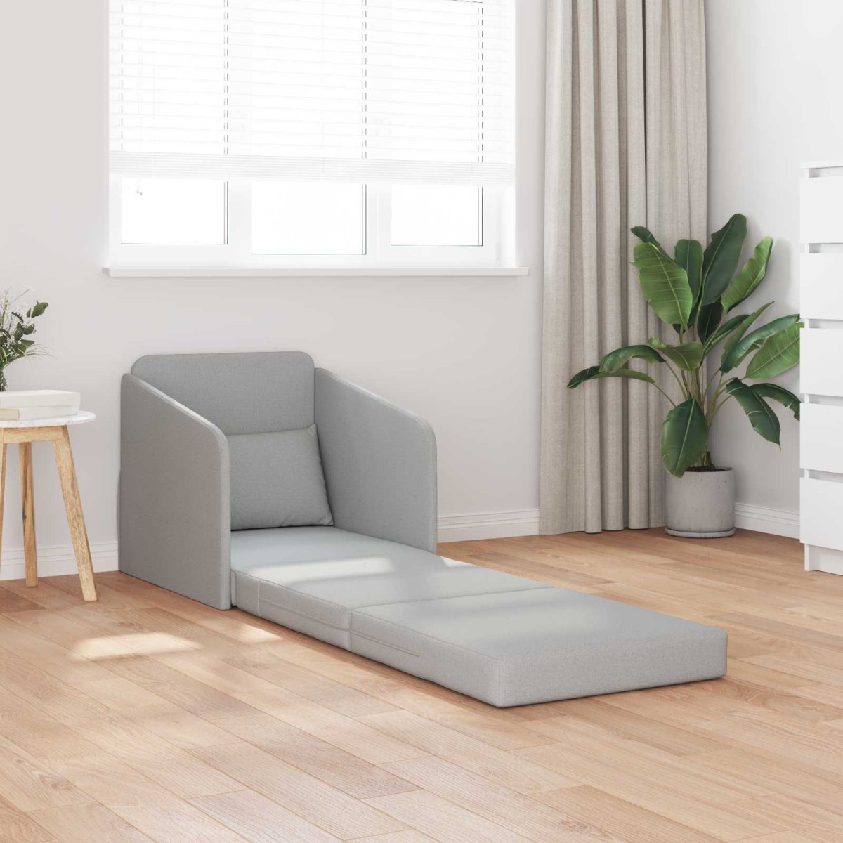 vidaXL Κρεβάτι καναπές Σκίουρος Γκρί 65 x 80 x 83 εκ. ύφασμα