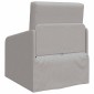 vidaXL Κρεβάτι καναπές Σκίουρος Γκρί 65 x 80 x 83 εκ. ύφασμα
